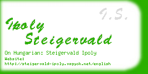 ipoly steigervald business card